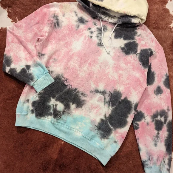 Artist Union Tie Dye Hooded Pullover Sweatshirt - Picture 1 of 14